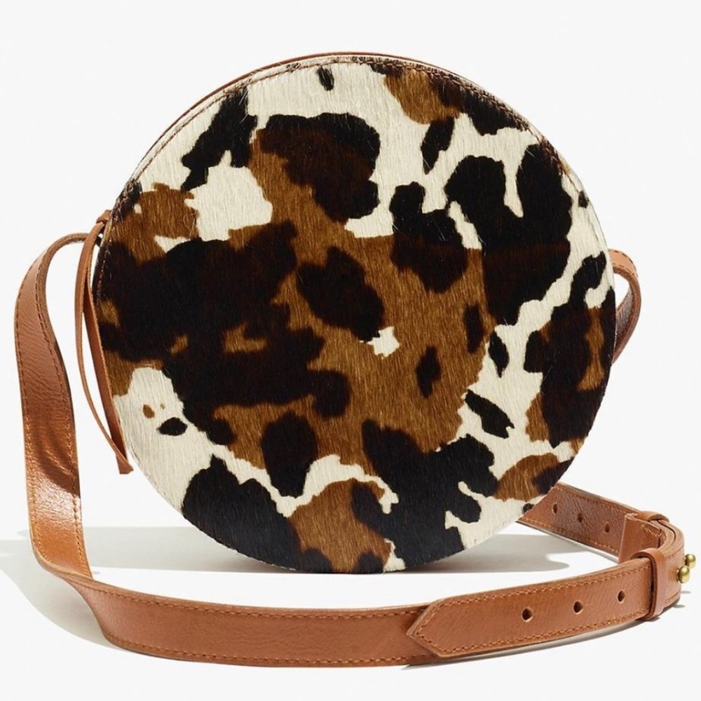 MADEWELL SIMPLE CIRCLE CALFHAIR BAG